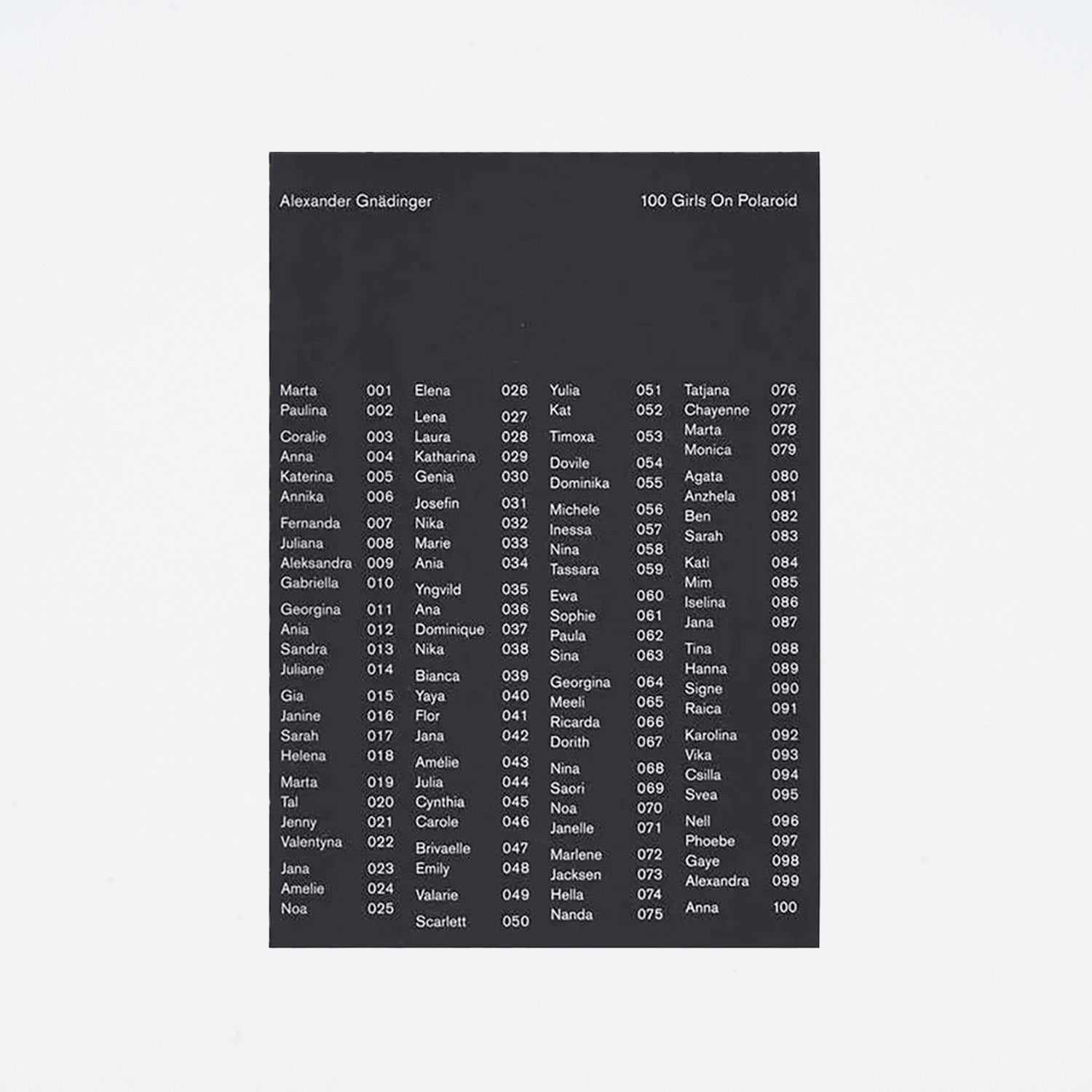 100 Girls on Polaroid, Auf der Suche nach dem Verlorenen