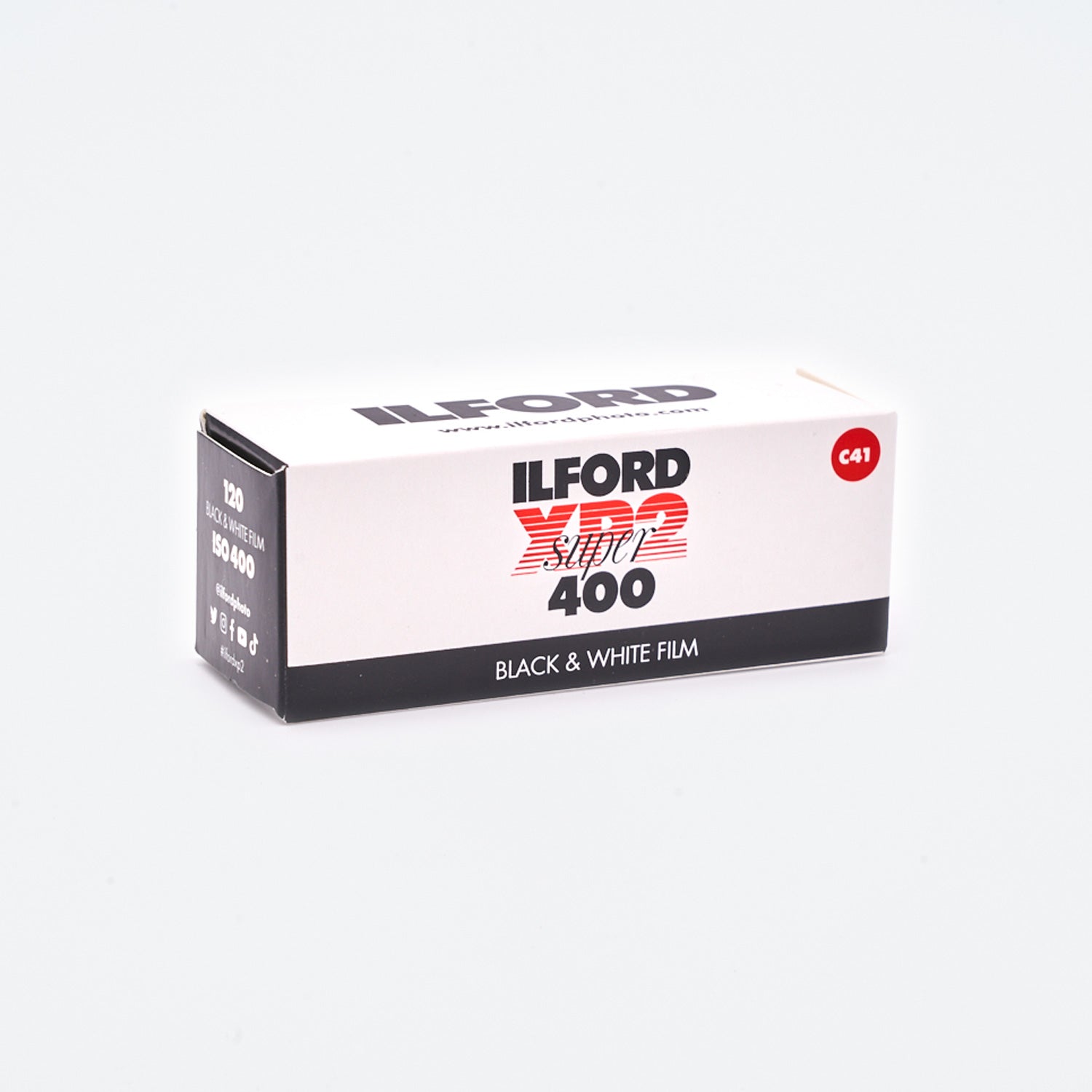 ILFORD XP2 Super 400 B&W C-41 Film, 120 (Medium Format)