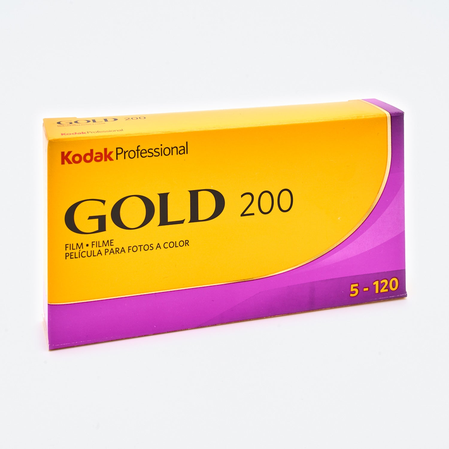 Kodak Gold 200 Farb-Negativfilm 120 (Mittelformat), 5er-Pack