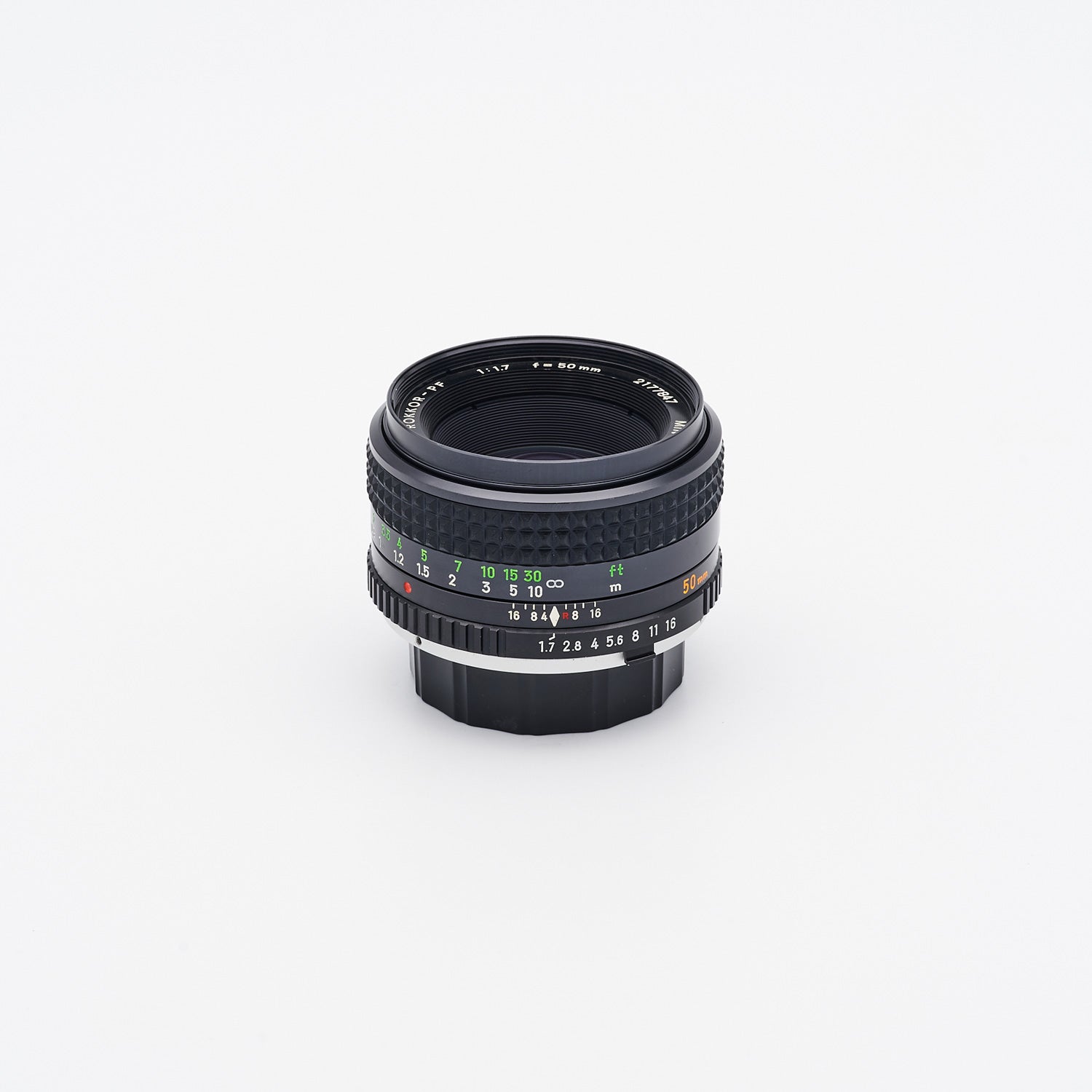 Minolta MC Rokkor-PF 1.7/50mm (S/N 2177847)