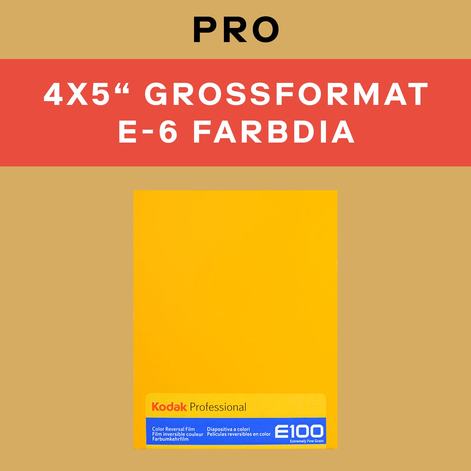 4x5" E-6 Pro