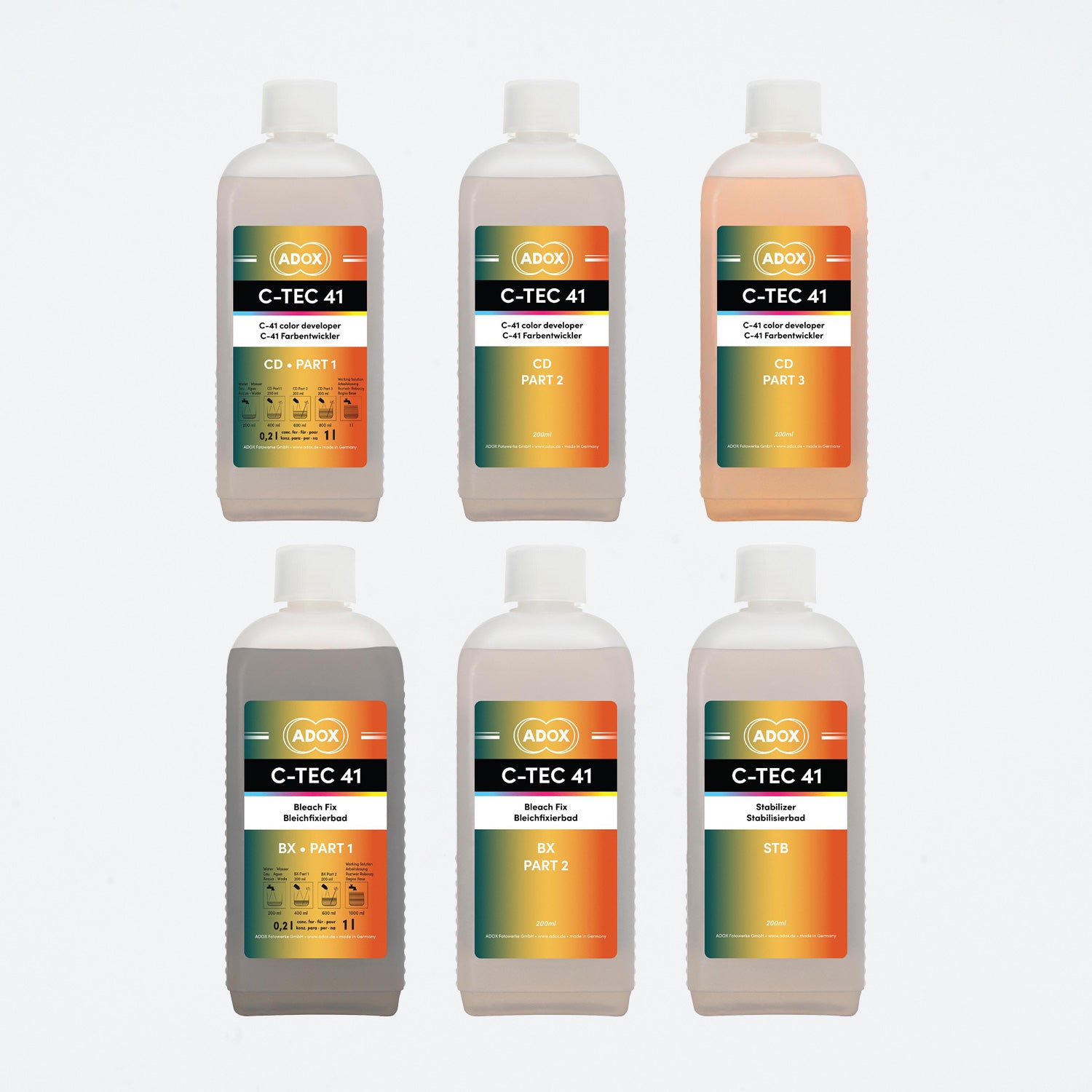 Adox C-TEC C-41 Negativ Kit Rapid für 12-16 Filme zum Ansatz von 1000 ml