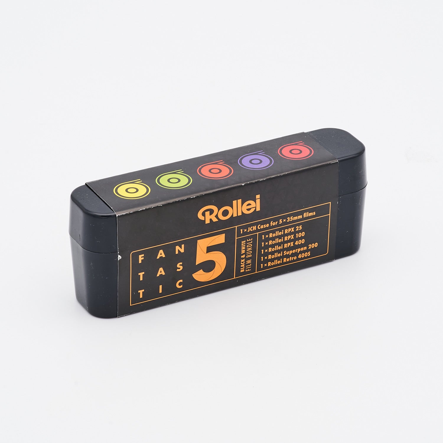 Rollei Fantastic 5 Film Bundle SW-Negativfilm 135-36 (Kleinbild), 5er-Pack