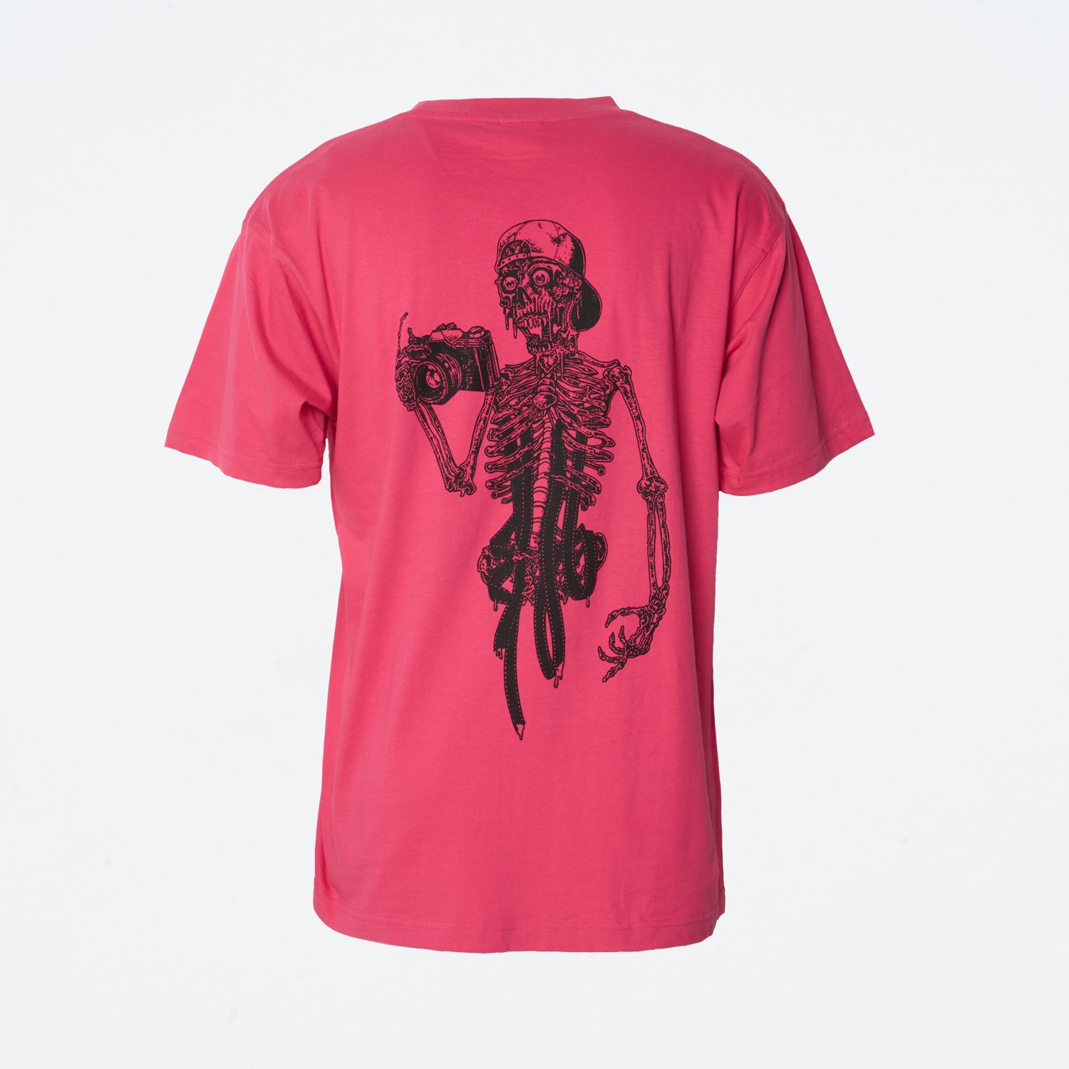 KHROME T-Shirt SKELETT Pink/Black
