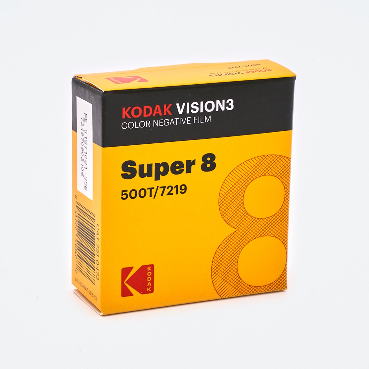 Kodak Vision 3 500T (7219) Color Negative Film Super 8 (Motion Picture Film)