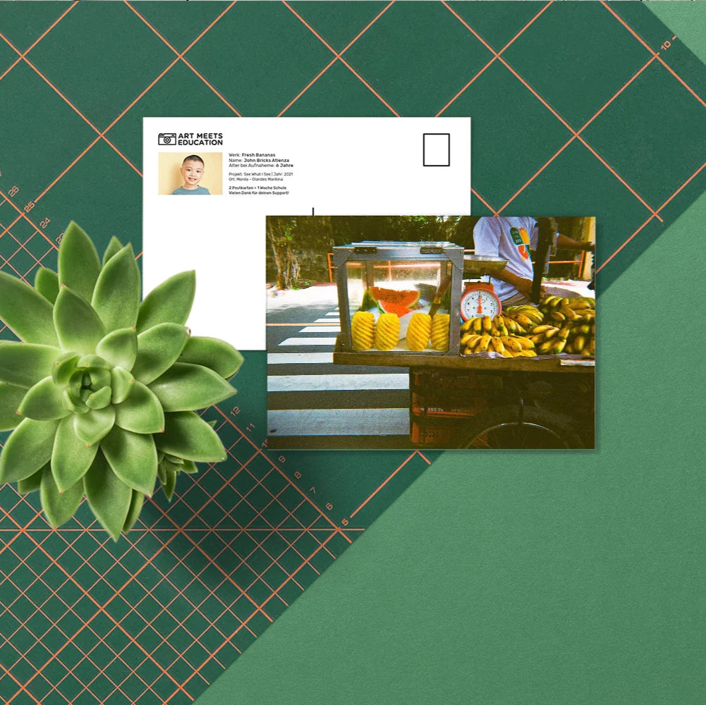 John Bricks Atienza - Fresh Bananas - Print postcard DinA6 - Project See What I See