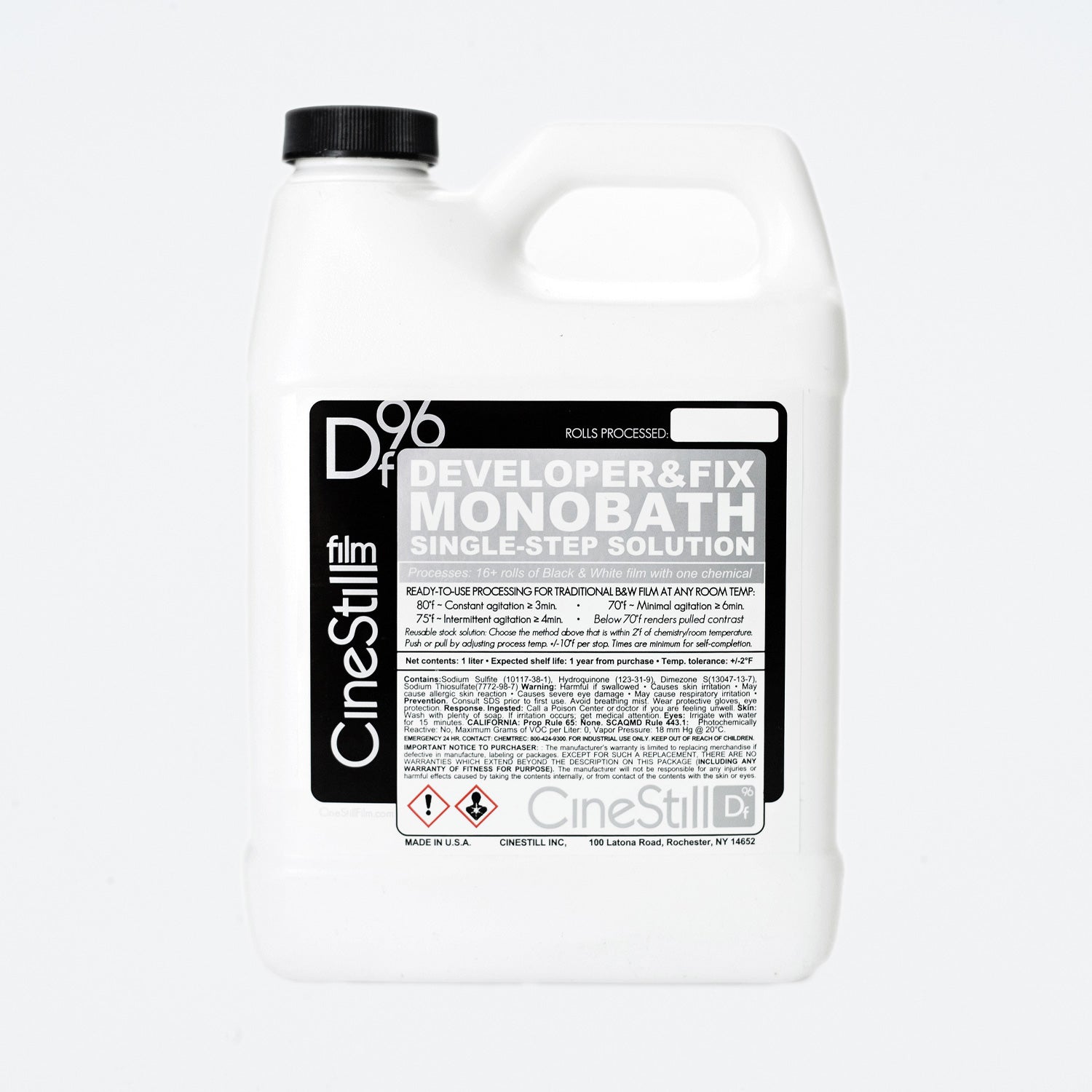 Cinestill DF 96 Monobath Fixierentwickler für 16 Filme (1000ml)