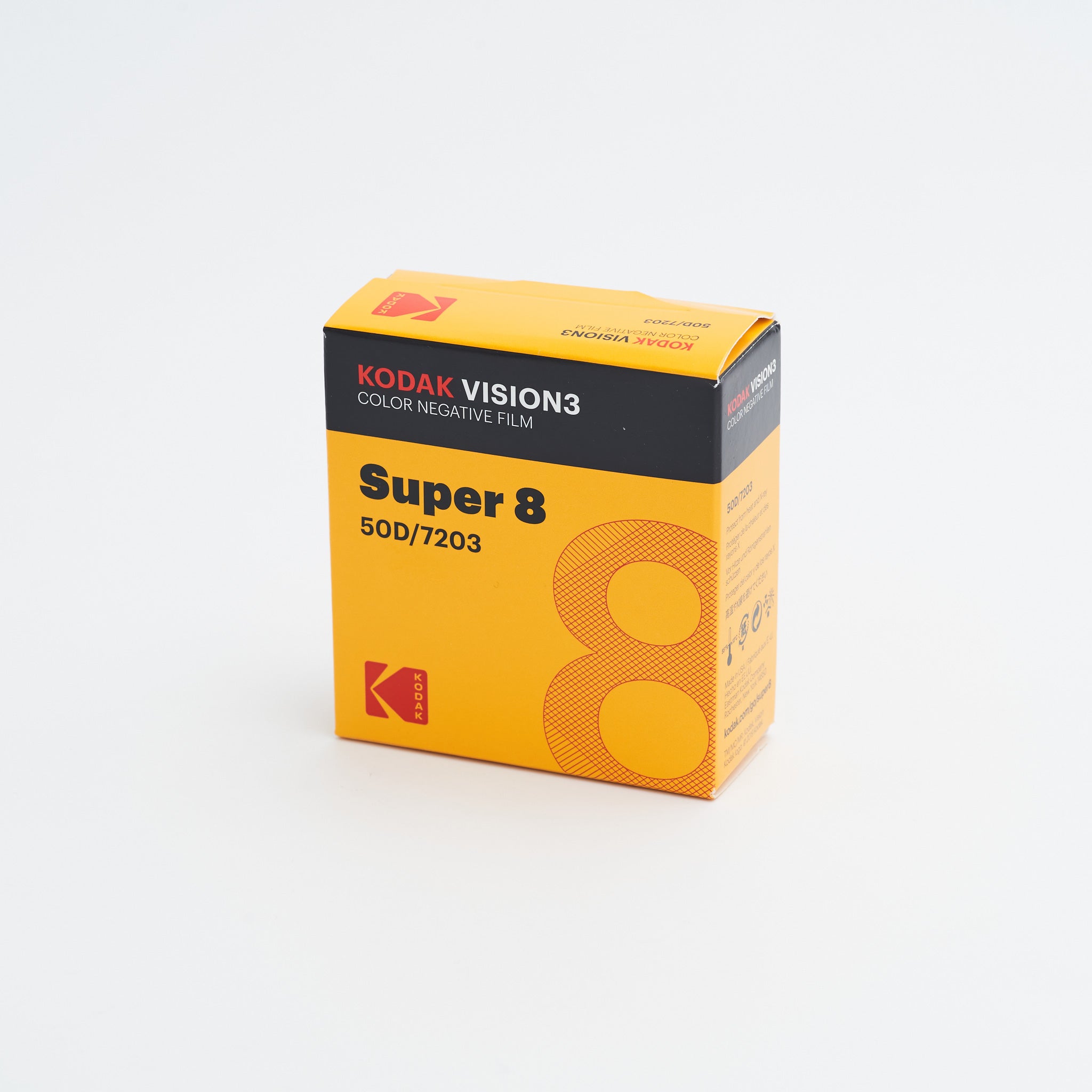 Kodak Vision 3 50D (7203) Color Negative Film Super 8 (Motion Picture Film)