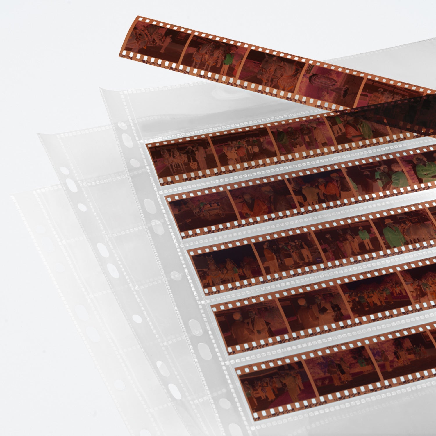 Hama Negativhüllen 135, 100 Blatt, für 7x6er-KB, PP klar