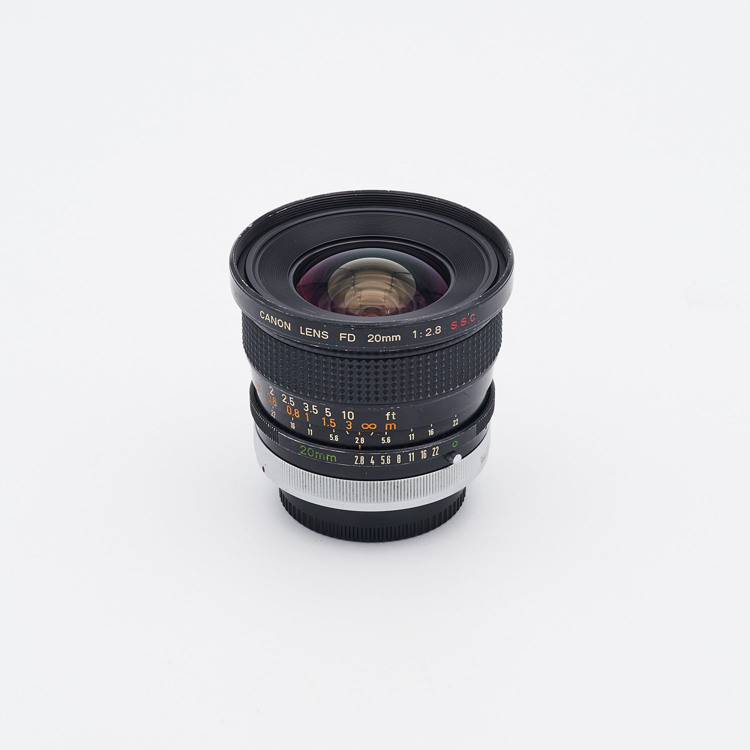 Canon Lens FD 2.8/20mm S.S.C. "O"-Version (S/N 12099)
