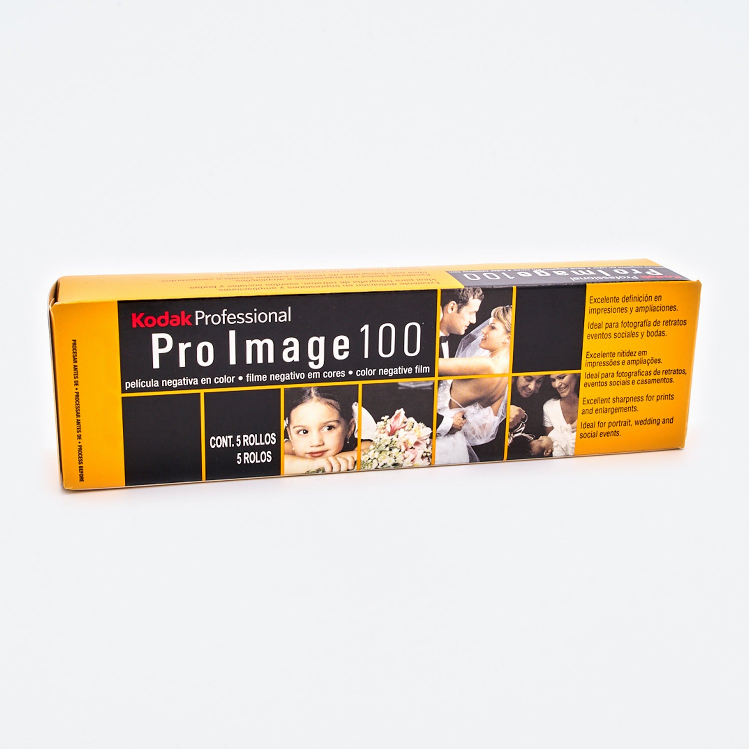 Kodak Pro Image 100 Farb-Negativfilm 135-36 (Kleinbild), 5er-Pack