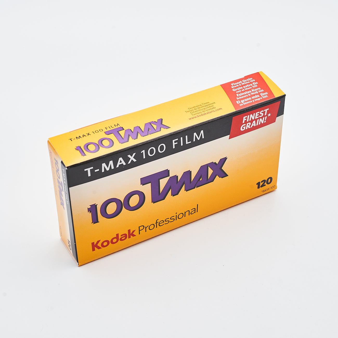 Kodak T-Max 100 (TMX) SW-Negativfilm 120 (Mittelformat), 5er-Pack (EXPIRED)