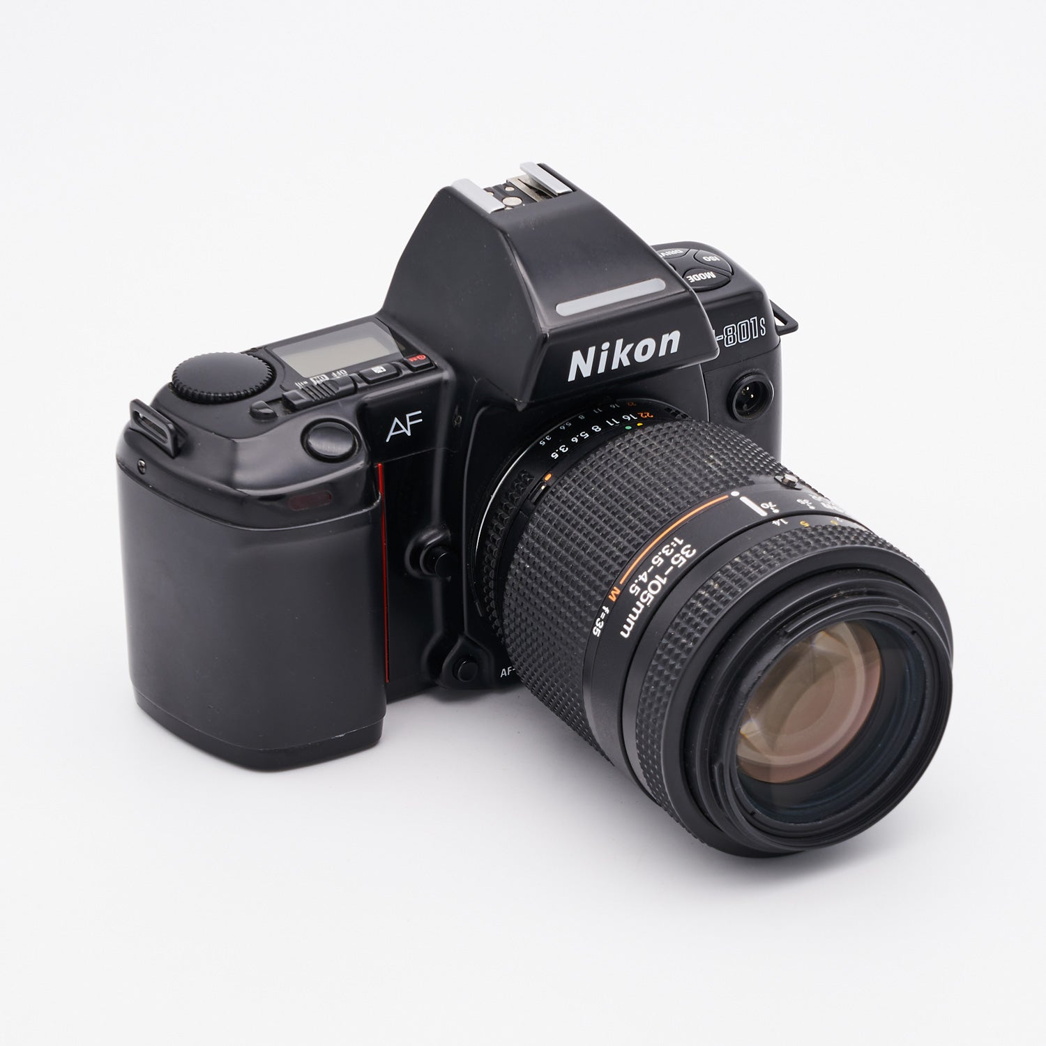 Nikon F-801S (S/N 3173342) Set inkl. Nikon AF Nikkor 3.5-4.5/35-105mm (S/N 3012147)