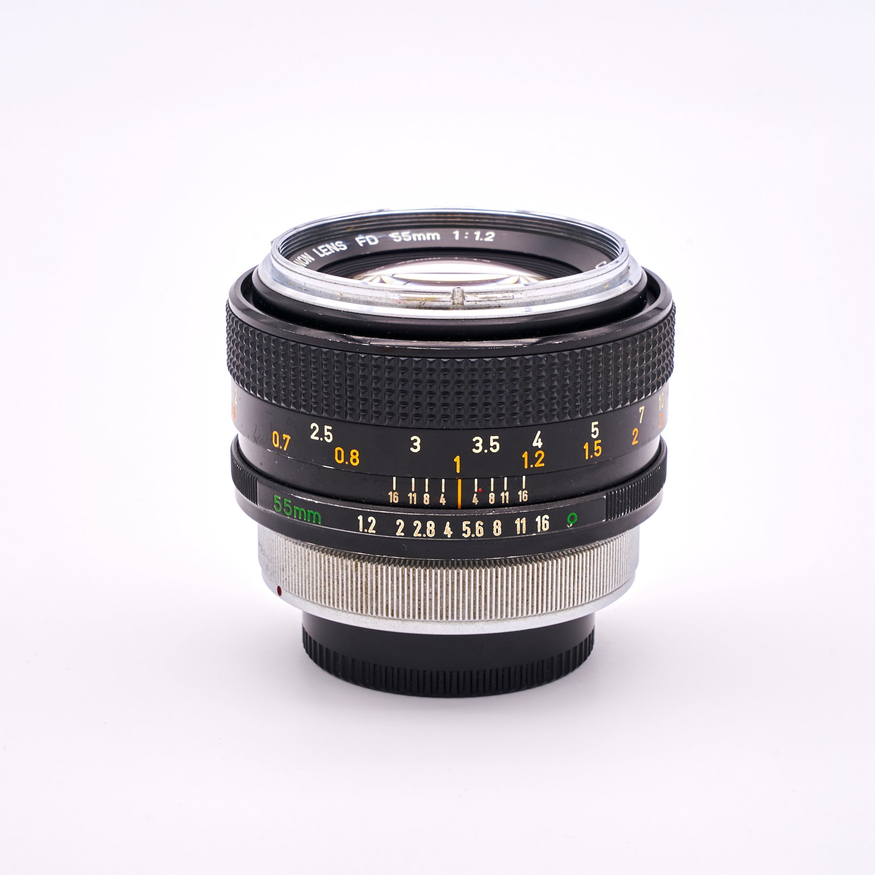Canon Lens FD 1.2/55mm (Chrome Nose) (S/N 32227)