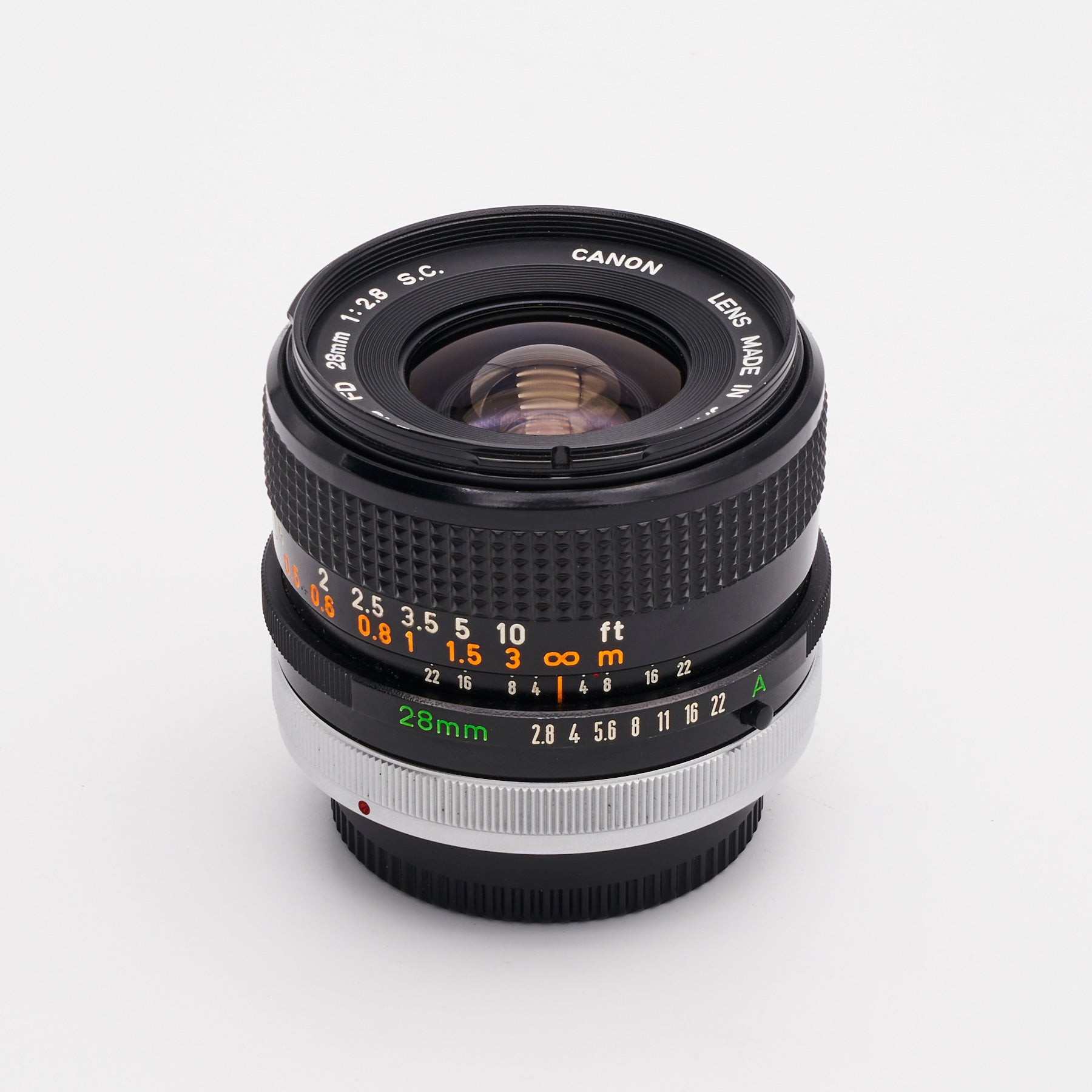 Canon Lens FD 2.8/28mm S.C. (S/N 70809)