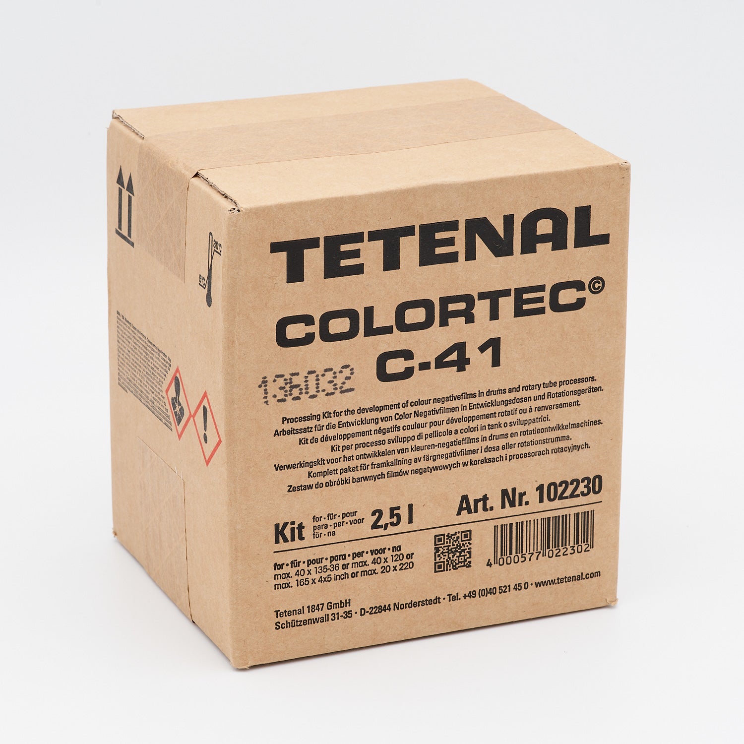 TETENAL Colortec C-41 Kit Rapid 2-Bad 2,5 Liter