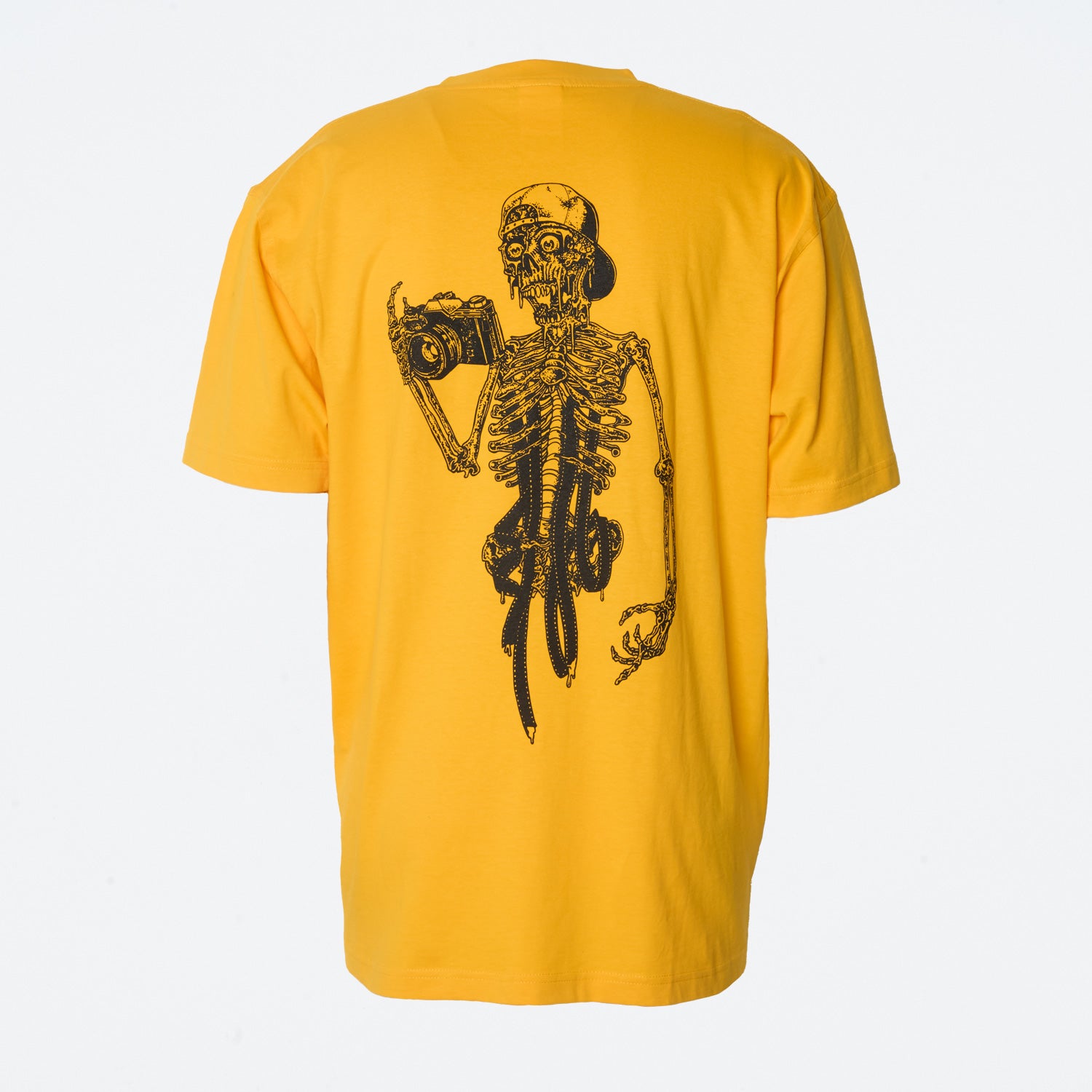 KHROME T-Shirt SKELETT Gold Yellow/Black