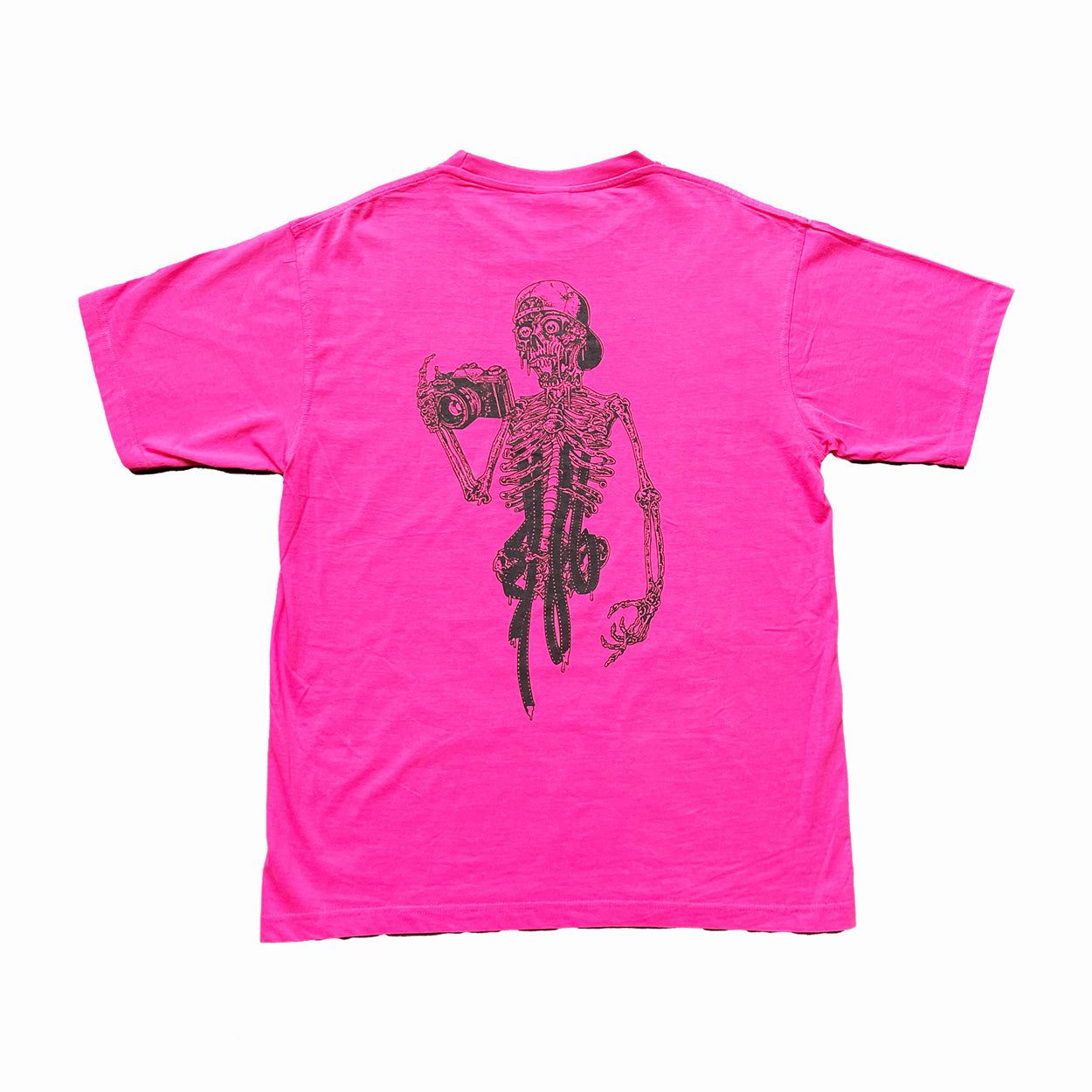 KHROME T-Shirt SKELETT Pink/Black XL