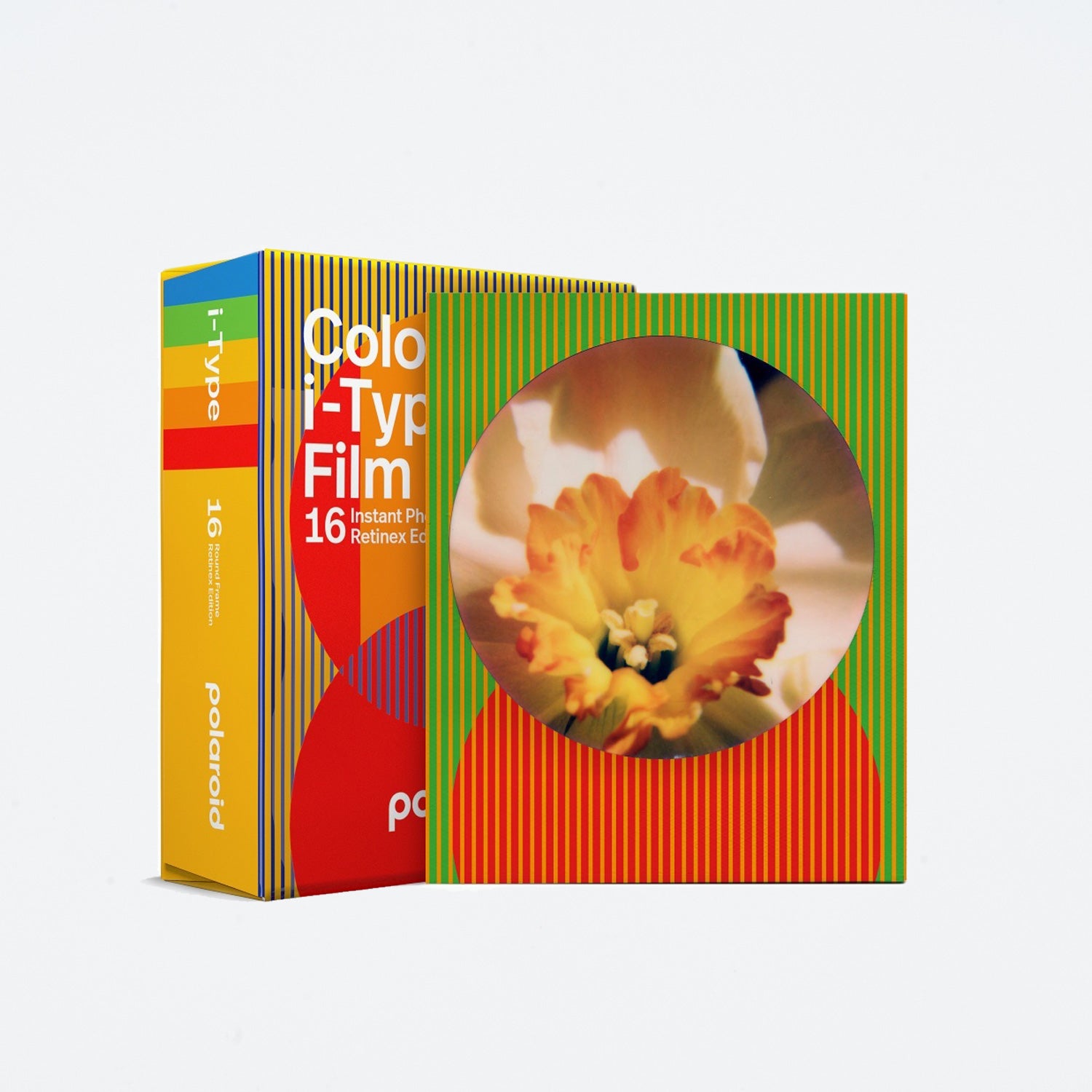 Polaroid i-Type Retinex Color Round Frame Farb-Film, 2er Pack