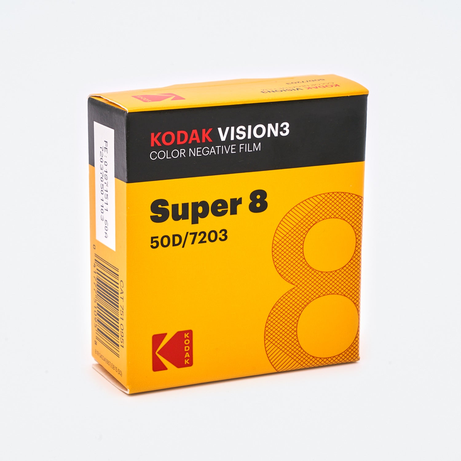 Kodak Vision 3 50D (7203) Color Negative Film Super 8 (Motion Picture Film)