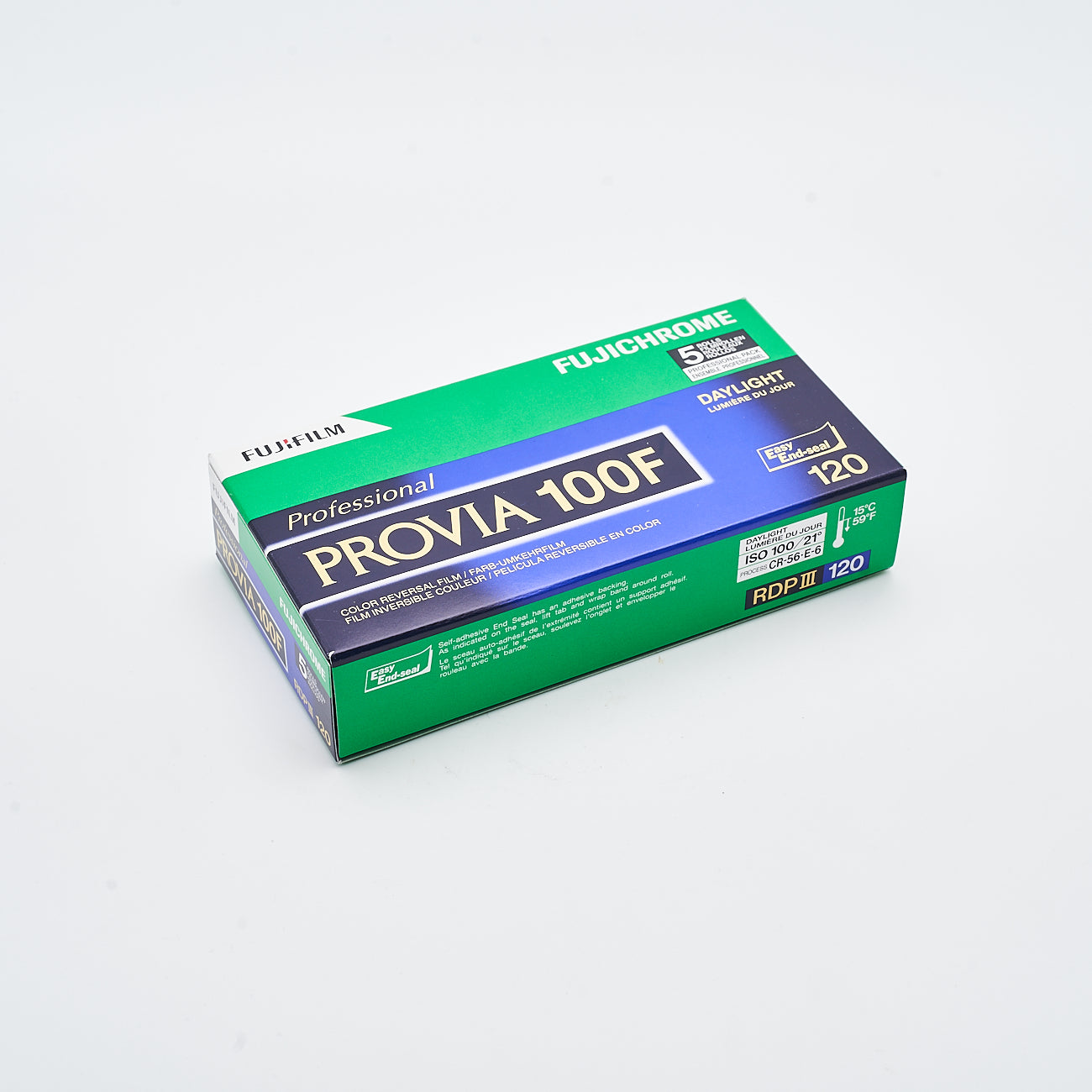 Fuji Provia 100F Color Slide Film 120 (Medium Format) 5 Pack