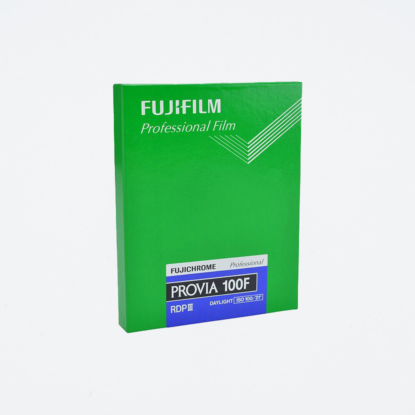 Fuji Provia 100 F Farb-Diafilm 4x5' (Großformat), 20 Blatt