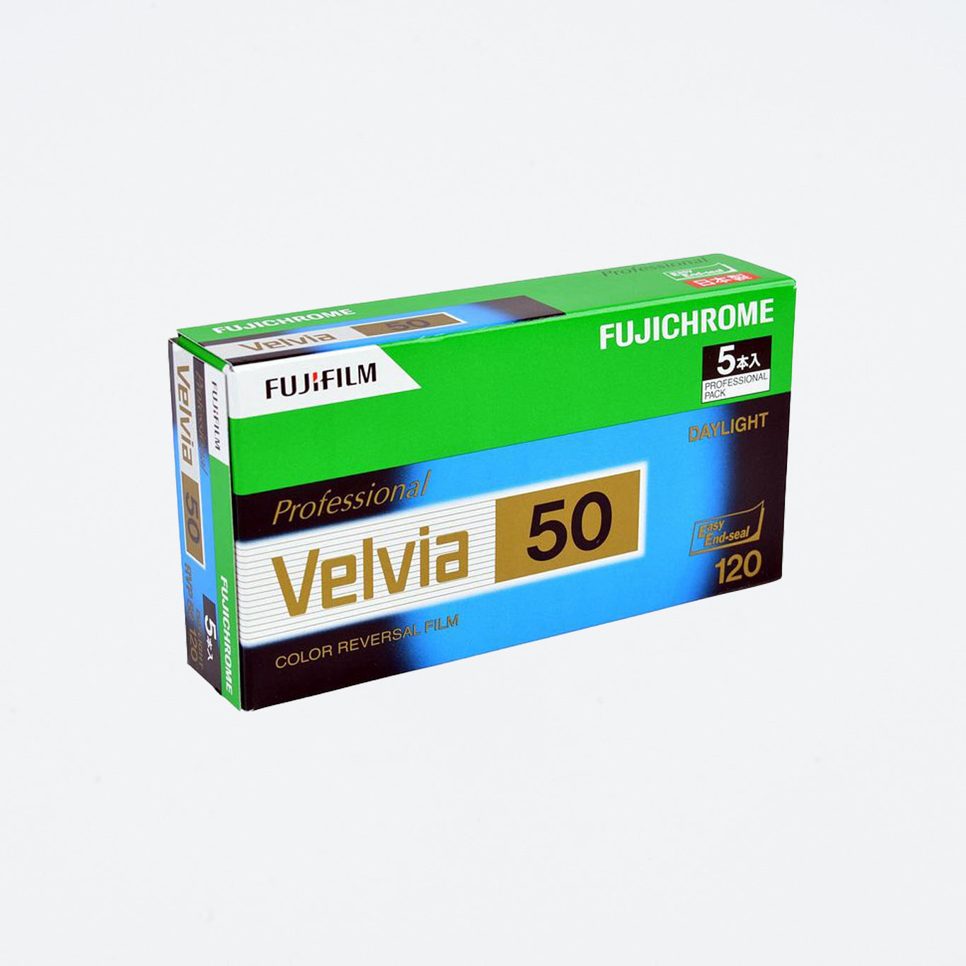 Fuji Velvia 50 Farb-Diafilm 120 (Mittelformat), 5er-Pack