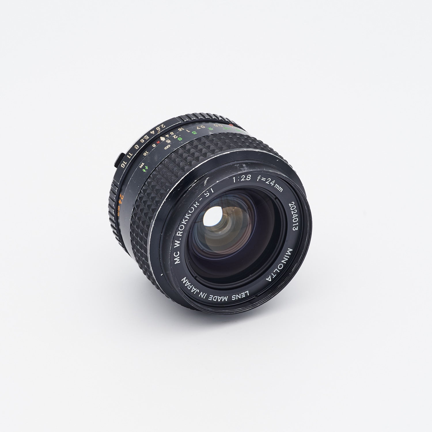 Minolta MC W.Rokkor S 2.8/24mm (S/N 2024013)